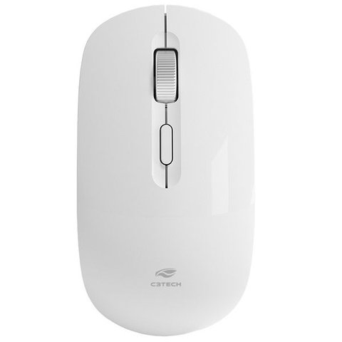 Mouse sem Fio Recarregavel M-w80wh Branco C3 Tech C3tech 302023430500