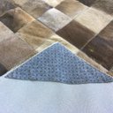 Ver imagem 3 de Tapete de Couro Cinza Natural Escuro 1,00x1,50 S/B Peça 10cm