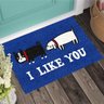 Tapete Capacho 60x40cm - I Like You Dogs - 2