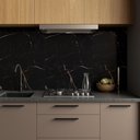 Ver imagem 2 de Kit 6 Placas Adesivas Porcelanato Pt 60x30 Cm - Quanhe