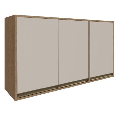 Balcão Aéreo de Cozinha Modulada 03 Portas Vitória