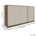 Ver imagem 3 de Balcão Aéreo de Cozinha Modulada 03 Portas Vitória