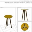 Ver mais imagens de Conjunto Mesa de Centro, Mesa Lateral e Mesa de Apoio Vintage 