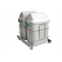 Ver imagem 1 de Lixeira Dupla 19l - Cromada com Puxador 7079