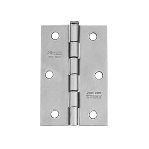 Dobradiça 850 até 35kg - 3.1/2" Aço Polido - Silvana 24pçs