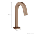 Ver imagem 2 de Torneira de Mesa Bica Baixa para Lavatório Tube Corten Deca