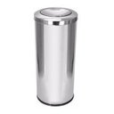Ver imagem 1 de Lixeira Aço Inox 22 Litros Tampa Meia Esfera
