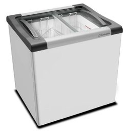 KIT - Freezer Horizontal Tampa de Vidro 144 litros Nf20 - Metalfrio 127v + 4 Cestos Nextgen Branco - 1