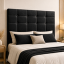 Ver imagem 2 de Cabeceira Estofada Casal 140 cm para Cama Box Virginia em Veludo Premium