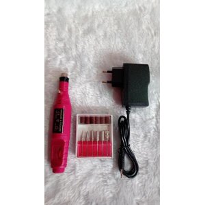 Lixa Elétrica Unha Manicure Acessórios Portátil Profissional