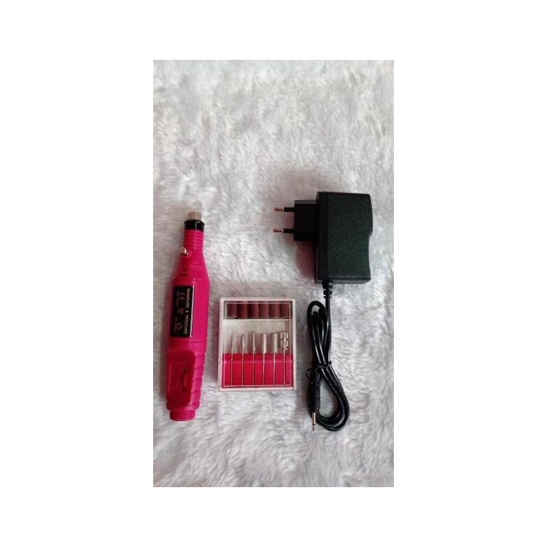 Lixa Elétrica Unha Manicure Acessórios Portátil Profissional