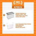 Ver imagem 3 de Kit - Freezer Horizontal Tampa de Vidro 284L Nf30 - Metalfrio 220V + 6 Cestos Nextgen Branco