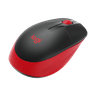 Mouse Padrão Sem Fio Receptor USB Logitech Preto/Vermelho - 4