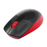 Mouse Padrão Sem Fio Receptor USB Logitech Preto/Vermelho - 5