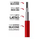 Ver imagem 6 de Torneira Gourmet Cozinha Mesa 2 Jatos Flexível Cone Preta