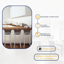 Ver imagem 3 de Kit 3 Bancos Alto Tamborete para Balcão Junco Argila Àrea de Lazer Ilha Bancada bar Churrasqueira