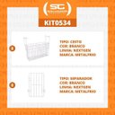 Ver imagem 2 de KIT - 8 Cestos Organizador Nextgen para NF e HF Metalfrio + 8 Separadores