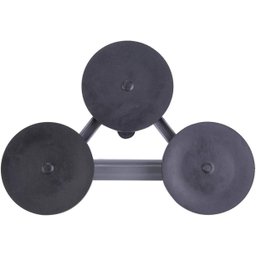 Ventosa Sucçao Tripla 150kg Ceramica Vidro Espelho Ferro Marmore Transporte Resistente Seguro Alavan - 5