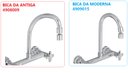 Ver imagem 5 de Bica Deca Misturador Cozinha Atual C34 C35 1256 1258 Mesa e Parede 4909015