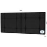 Cabeceira de Cama Box Casal Queen 160cm Estofada Ellegancy Preto - 4
