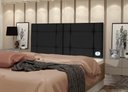 Ver imagem 2 de Cabeceira de Cama Box Casal Queen 160cm Estofada Ellegancy Preto