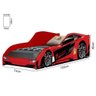 Cama Infantil Carro Vermelho - 3