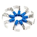 Ver imagem 7 de 50un Kit Terminal Hermafrodita Macho Fêmea 1,5 a 2,5mm Azul