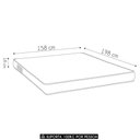 Ver imagem 4 de Colchão Casal Queen Iso 1.0.0 Ortopillow D33 158x198x18cm - Ortobom