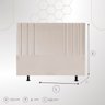 Cabeceira 160 Cm Queen Linho Cama Box Estofada Moderna Frame:bege - 3