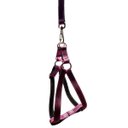 Ver imagem 3 de Coleira Peitoral Riscadinho Americano - Roxo Nº 00