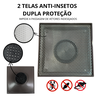 Ralo Pluvial 20x20 Alumínio Tradicional Coletor Marrom Saída Baixa para Tubo de 75mm - 3
