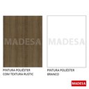 Ver imagem 6 de Rack e Painel para TV até 50" Metz Rustic Branco Madesa