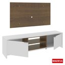 Ver imagem 3 de Rack e Painel para TV até 50" Metz Rustic Branco Madesa