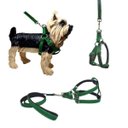 Ver imagem 2 de Coleira Peitoral Riscadinho Americano - Verde Nº 05