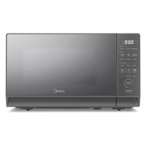 Micro-ondas 20l Prata Porta Espelhada Mastercook Midea Mhp20s1 - 127v