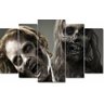 Quadros Decorativos Zumbi TWD 5 peças - 1