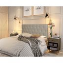 Ver imagem 2 de Cabeceira Paris Queen Cama Box Corino Bege