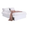 Cama Casal Queen Box Baú Bogotá para Colchões 158x198 Cm Cb1160 Art In Móveis Branco - 4