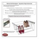 Ver imagem 2 de Sapateira Tripla Extensível - Cromada - 8026 - Jomer