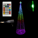 Ver imagem 4 de Árvore Natal Cone de Led 2,10m Rgb com Controle App
