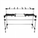 Ver imagem 2 de Rack Titanium Profissional Dj RDJ MK2 Ideal Para Pik-ups e com Suporte Para Notebook