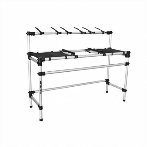 Rack Titanium Profissional Dj RDJ MK2 Ideal Para Pik-ups e com Suporte Para Notebook