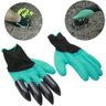 Luva de Jardinagem com Garras Protege Cava Planta Garden Genie Gloves - 4