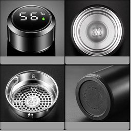 Garrafa Térmica 500ml com Termômetro Digital Led Hauskraft - 2