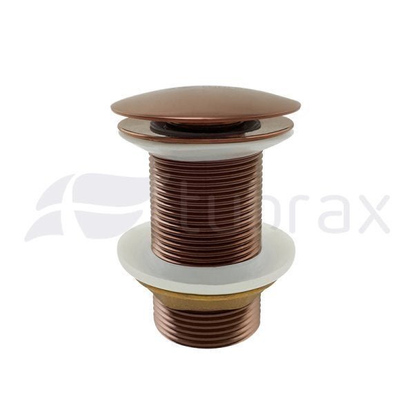 Válvula Click Ralo Inteligente Clic Metal 4 cm Banheiro/Lavabo Rose Gold Tubrax - 2