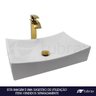 Válvula Click Ralo Inteligente Clic Metal 4 cm Banheiro/Lavabo Dourado Tubrax - 5