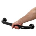 Ver imagem 5 de Barra De Apoio Preta Para Banheiro 40cm Idoso Segurança