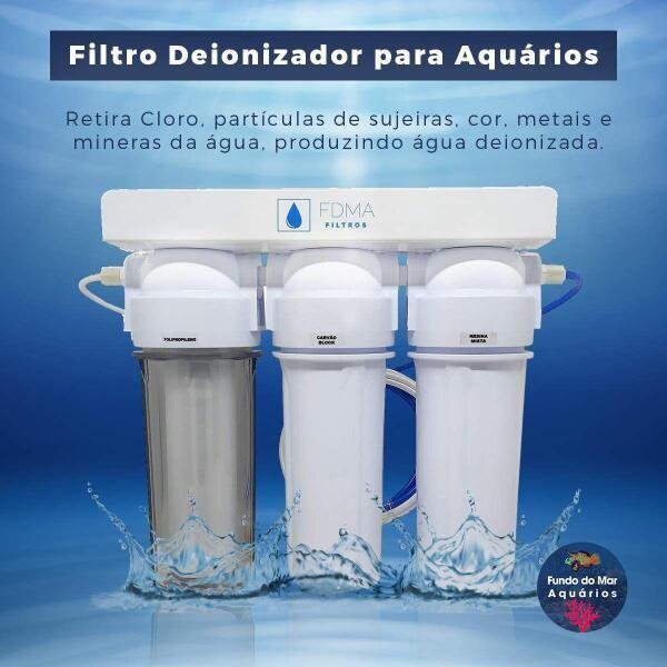 Filtro Deionizador 3 Estágios Para Aquários Transparente - 2
