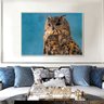 Quadro Canvas Decorativo para Sala Coruja 30x42 - 1