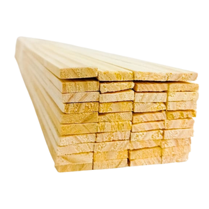 40 Ripas para Artesanato Repac Madeiras Pinus 26x2,5x1,5Cm